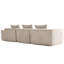 111" W Oversized Upholstered 3-seater Cloud Modular Sectional Sofa, Deep Seat, No Assembly Required-1943785190