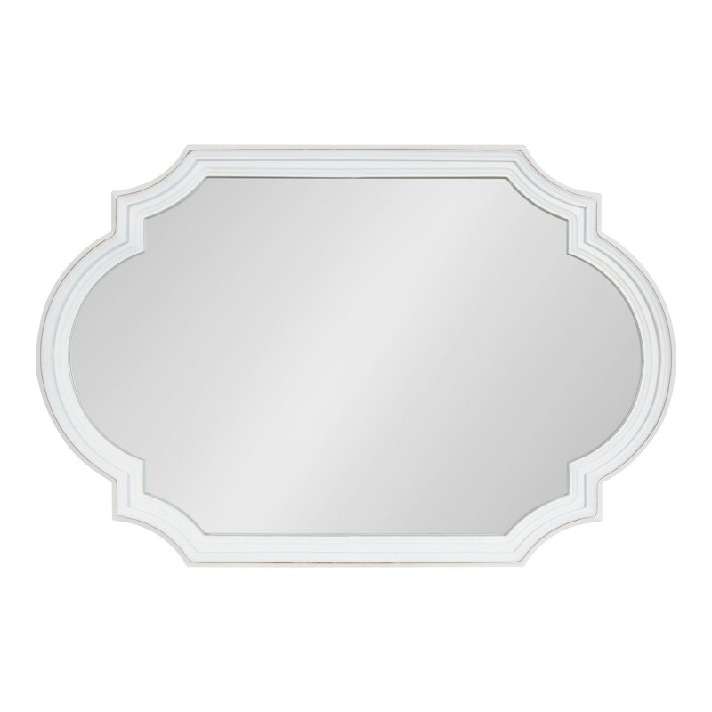 Second Avenue MDF Mirror, White, 36" x 24"