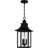 Aroon 3-Light Mystic Black Outdoor Hanging Lantern