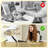 360° Rotating Rattan Desktop Cat Hammock