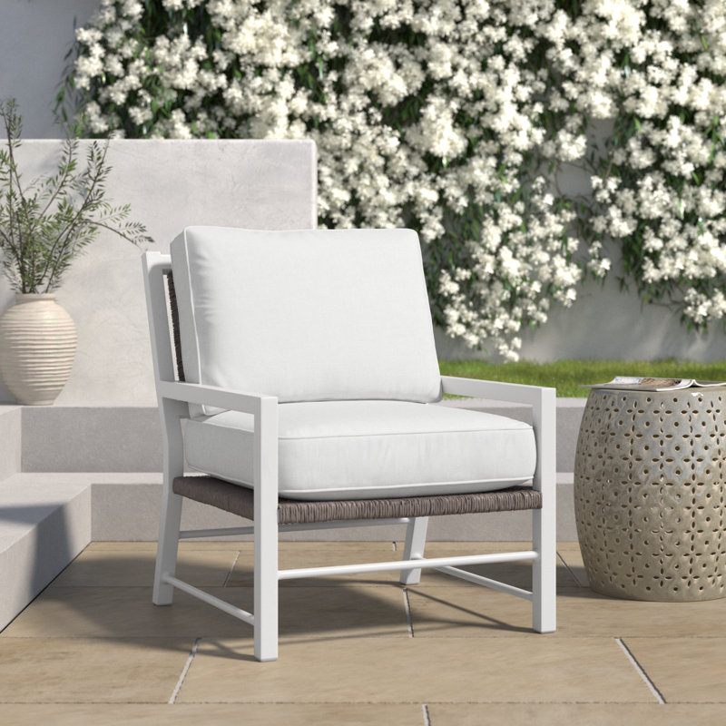 Avalynne Patio Lounge Chair with Canvas Cushions