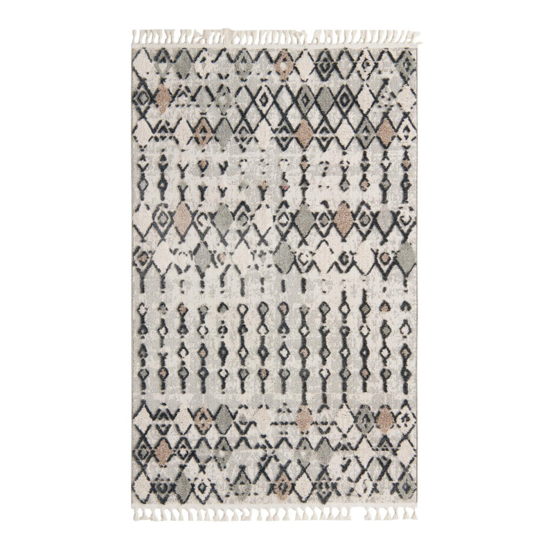 Gosnold Geometric Indoor Rug, Rectangle 5'3" x 8'
