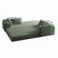 Canapé-lit convertible en chenille avec coussin cylindrique-953595845