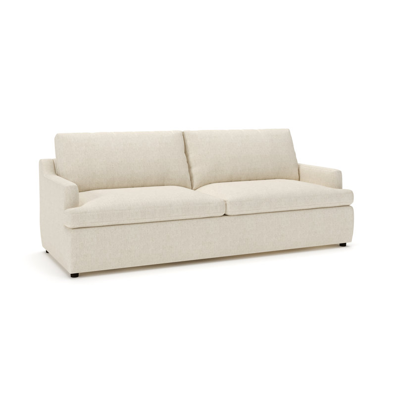 Essex Upholstered Sofa, John Sepia Performance Linen Blend