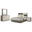  Ensemble de chambre avec grand lit 4 pièces Rolston-107416343-135207704