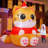 Christmas Inflatable 6 FT Sitting Christmas Cat Inflatables Christmas Cat Blow Up with Built-in LEDs