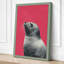 Seal in Pink Modern - Wrapped Canvas-2117264885-2117264886