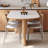 Modern solid wood base home dining table-106473898