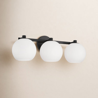 Ansley 3 Light Frosted Dimmable Vanity Light