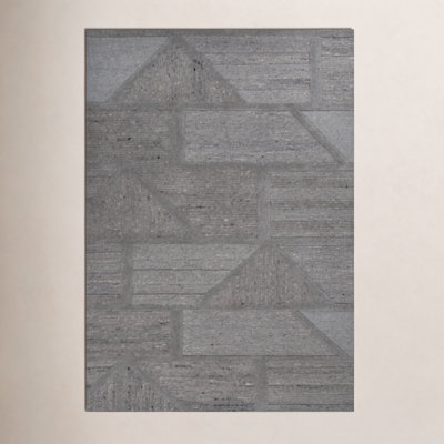 Sellman Hand-Tufted Geometric Wool Rug