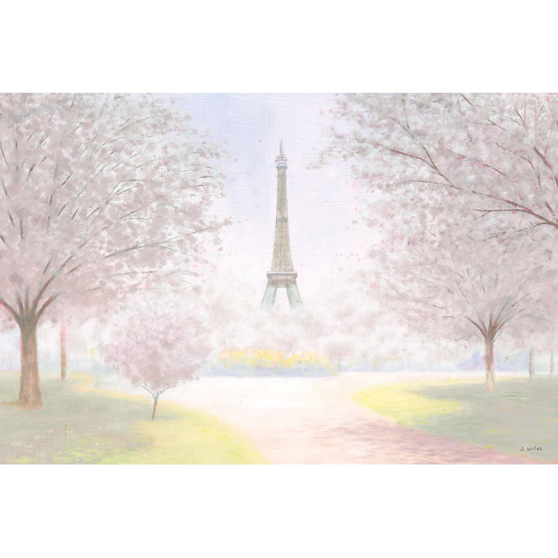 Pretty Paris Crop by James Wiens - Wrapped Canvas Painting, 81cm H x 122cm W