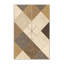 Tapis moelleux moelleux et moelleux à carreaux de couleur BCBG - reliure beige-1106044344