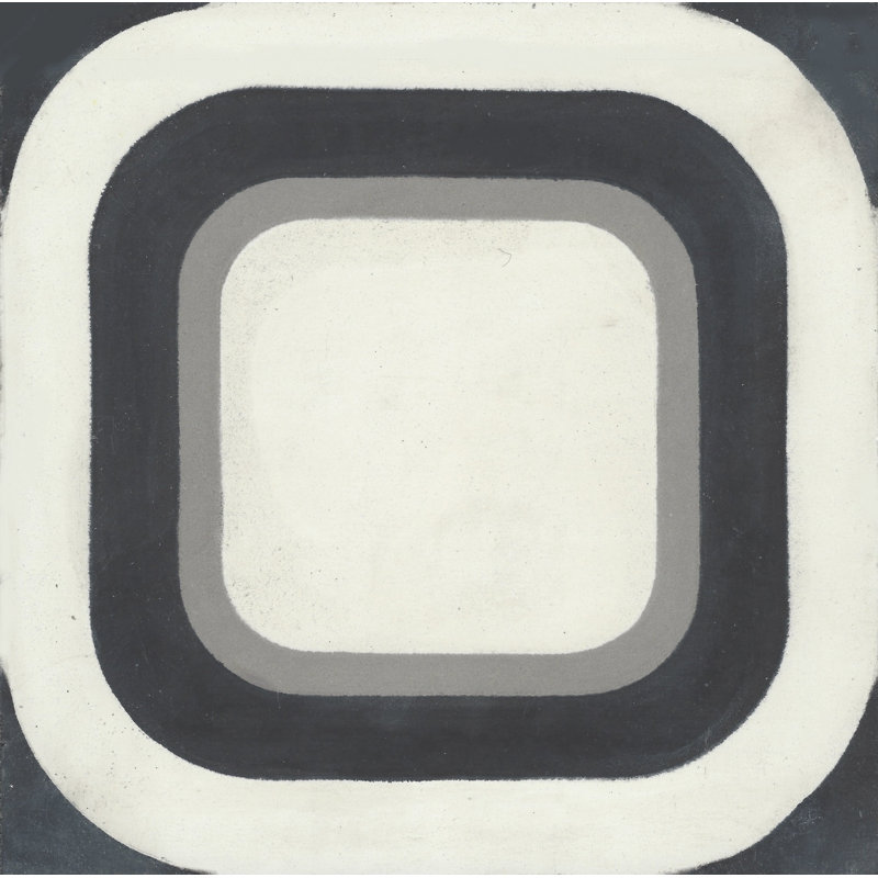 Carreau pour mur et plancher à motif ciment / béton 8 po x 8 po Modda