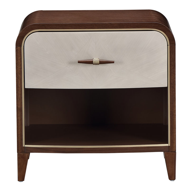 Houston Small Nightstand - Walnut