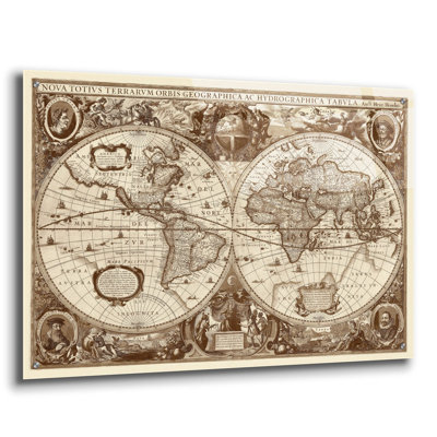 " Nova Totius Terrarum Orbis Tabula (Sepia) " by Hines