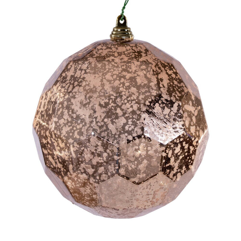 5" Shatterproof Holiday Ornament, Rose Gold