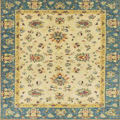 Tapis multicolore à motif abstrait Abd-Alkudos