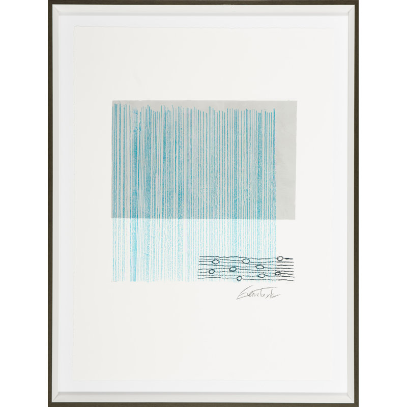 Far far beach par Evan Taylor - reproduction d'art sur papier encadrée