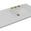 Tangular 43'' Stone Single Bathroom Vanity Top with Sink-52013490