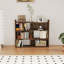 Bibliothèque rétractable moderne à 3 niveaux, étagère de rangement et de présentation multicouche-1516527452