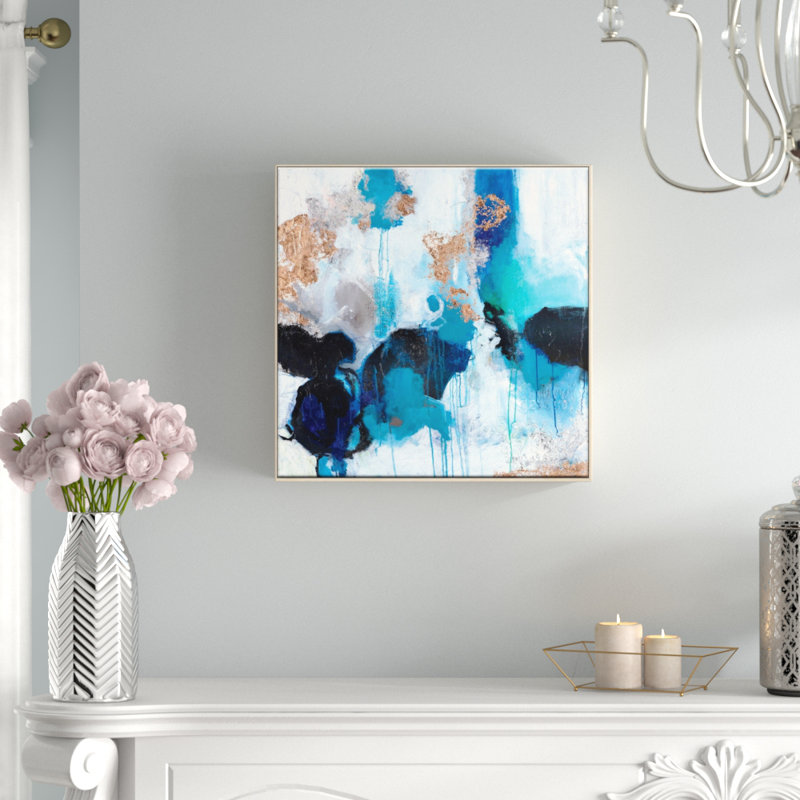 Mojo Risen by Julie Ahmad - Painting on Canvas, 41cm H x 41cm W, Timber