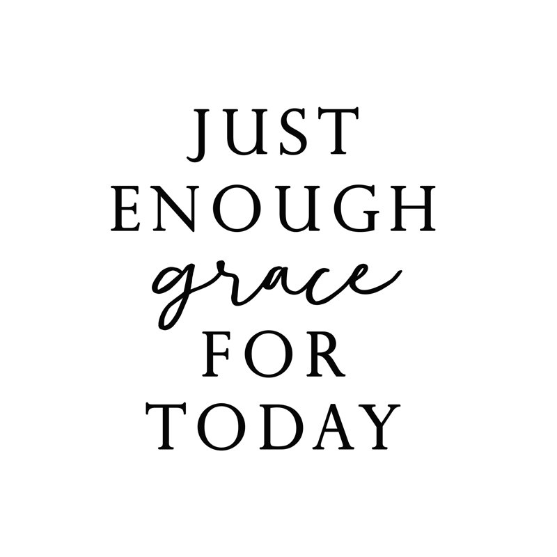 Just Enough Grace - reproduction sur toile tendue, H 24 po x l 18 po