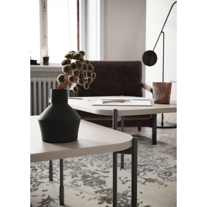 Four Leg Coffee Table, 40cm H x 60cm L x 45cm W, Cashmere