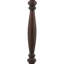 Maelynn 130cm Dark Wood Finish Traditional Floor Lamp