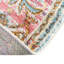 Tapis contemporain à motif de vagues multicolores-334489043