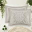 Ensembles de literie en coton de qualité supérieure, édredon surdimensionné avec motif à médaillon capitonné, parfait pour les très grands lits