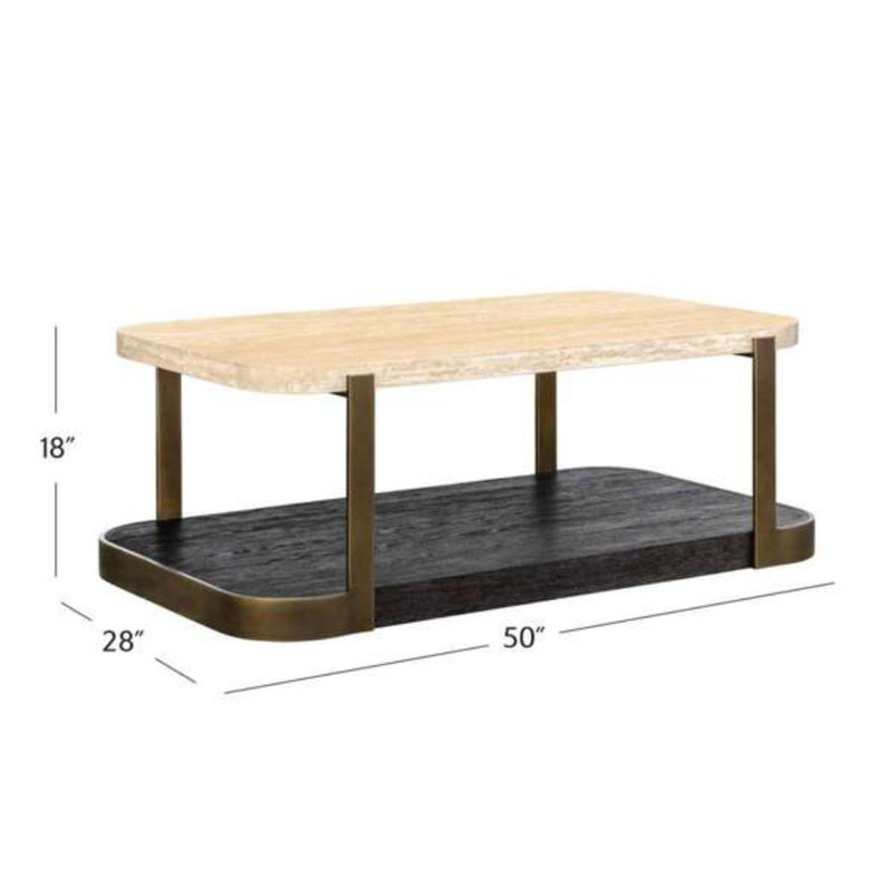 Table basse à roulettes Callista