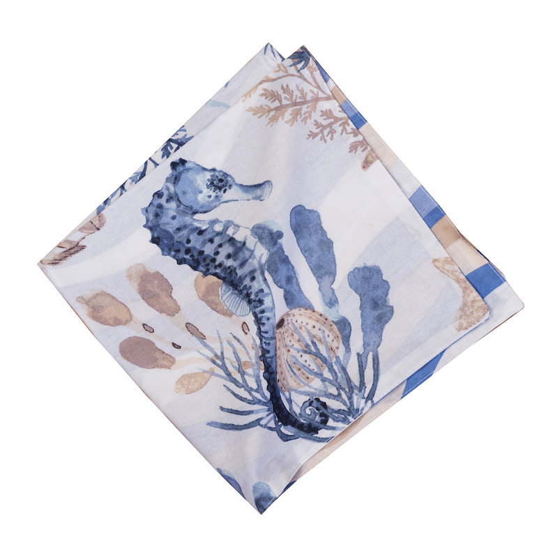 Ensemble de 6 serviettes Seahorse Sands