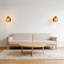 Ensemble de deux appliques murales Boho