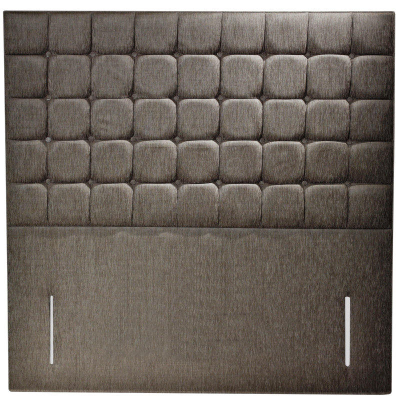 Sirimione Upholstered Headboard, Grey, Double (4'6), Linen