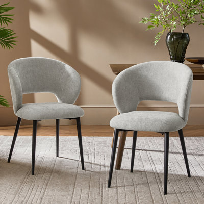 Angel Modern Dinning Chair With Metal Legs