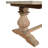 Amaro Pine Solid Wood Top Dining Table