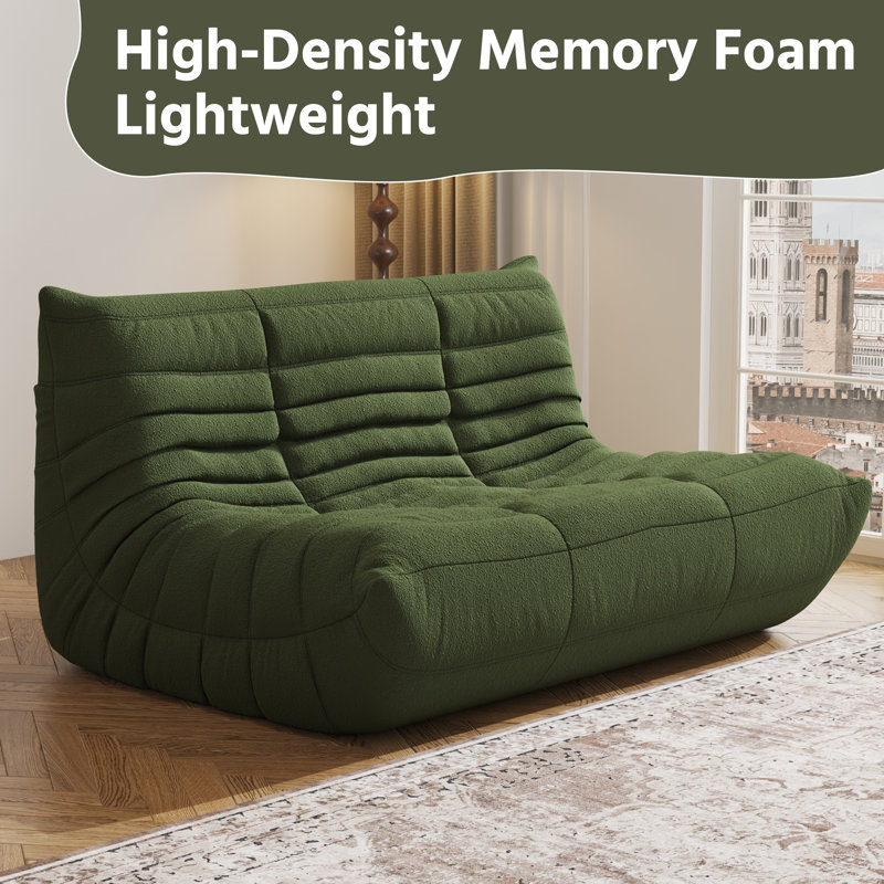 Armless 2-Seat Togo Two Seater Large Sofa