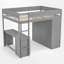 Lit mezzanine avec bureau intégré et garde-robe-1425028466-1425028468