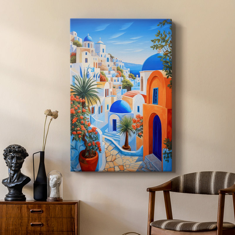 Oia Caldera II - galerie Cavas personnalisée, H 27 po x l 18 po