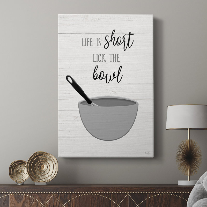 «Lick The Bowl» - galerie sur mesure Cavas, H 27 po x l 18 po
