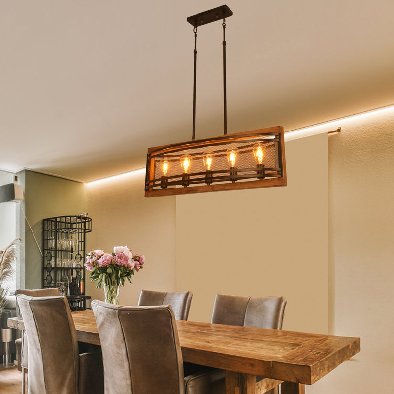 5-Light Farmhouse Pendant Light