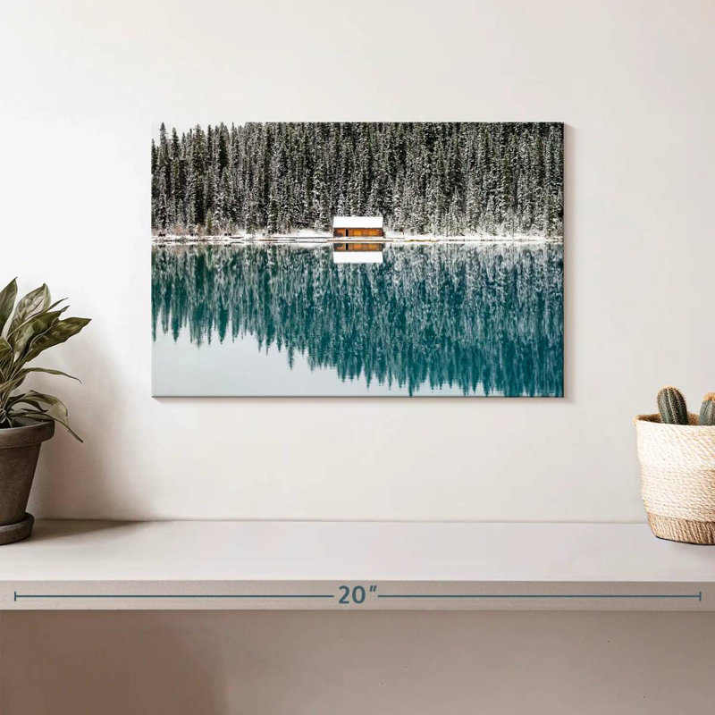Chalet Alvord au lac Louise, H 8 po x l 12 po