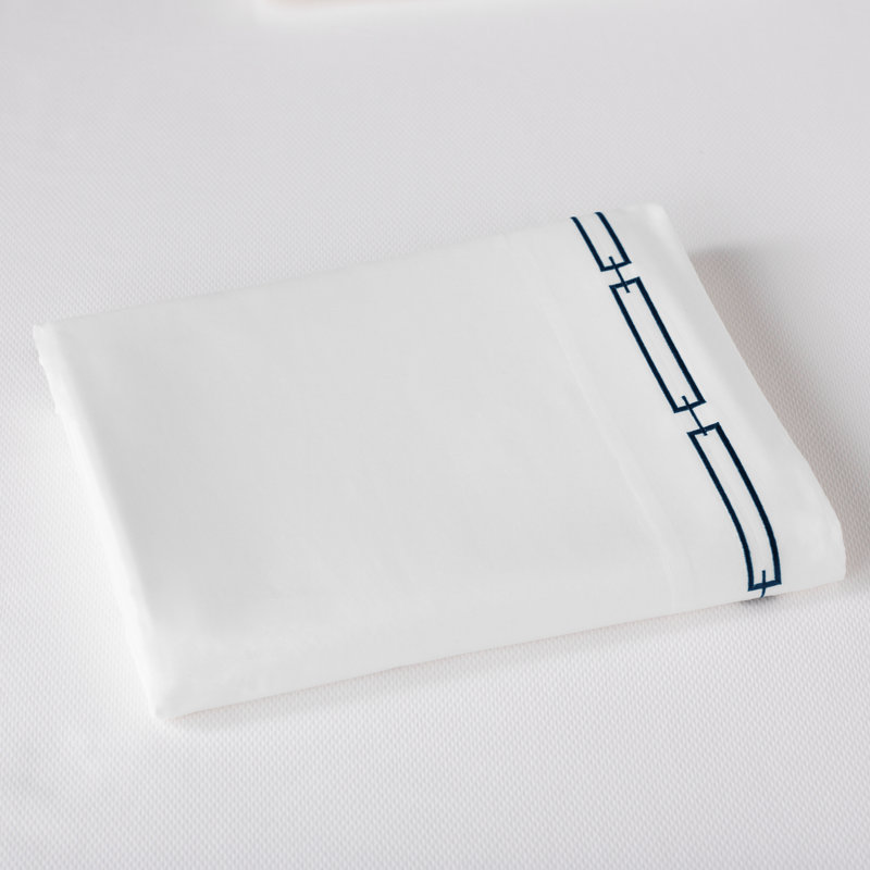 Stanza 420 Thread Count Egyptian-Quality Cotton Flat Sheet, Linen, King Flat Sheet