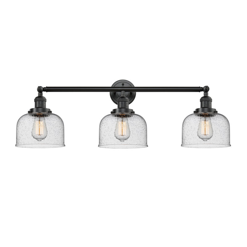 Éclairage pour salle de bain 3 lumières Hanae, DEL, Bronze huilé