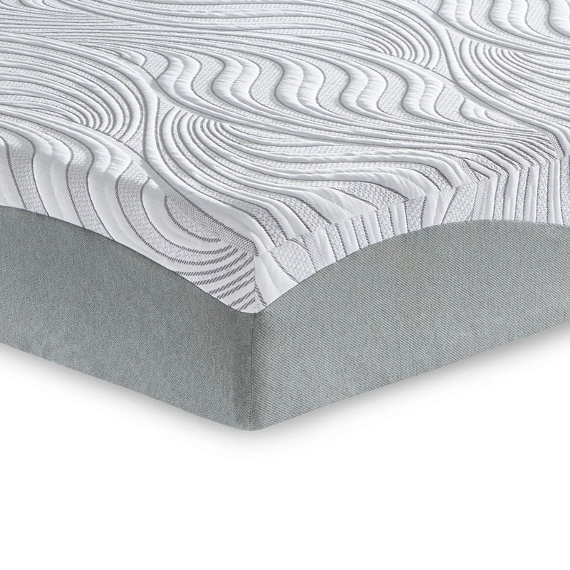  Matelas en mousse viscoélastique Serena, Très grand californien, 12", Bleu