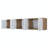 Colesen Modern Wall Shelf, Walnut & White, 70.9 x 16.3 x 14.8 inches | 100% Melamine Coated E1 Quality Chipboard, Thickness: 0.7 inches | Stylish Storage Solution for Home & Office, Sleek Design for Organizing Books & Decor