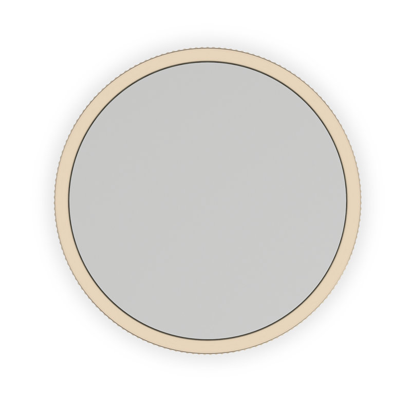 Love Round End Table, White