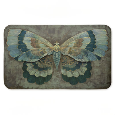 Tapis de sol Autumnal Mushroom & Butterfly