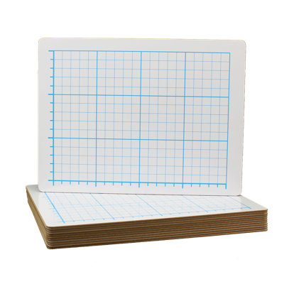 Tableau blanc réversible en forme de grille à deux côtés