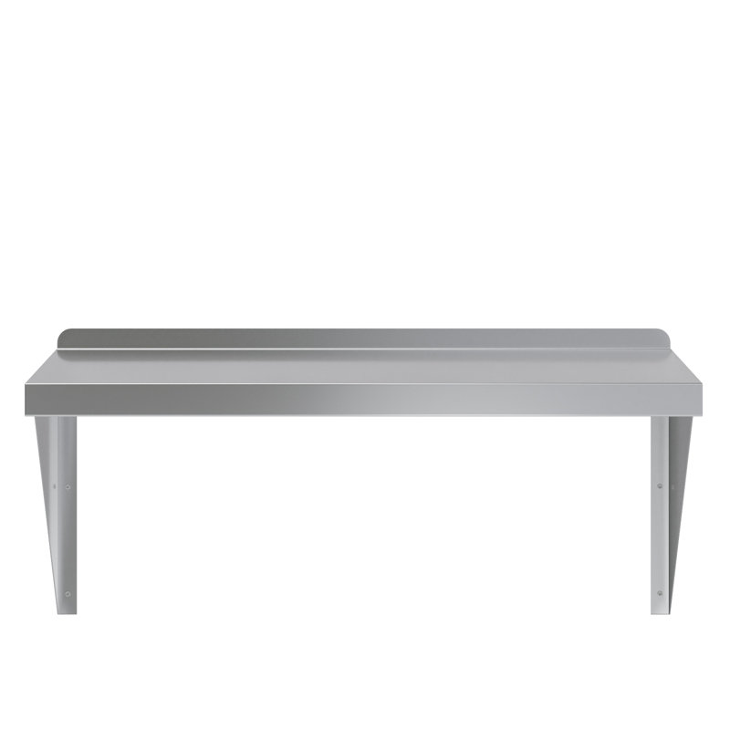 AmGood Stainless Steel Wall Mount Shelf, 16" H x 30" W x 18" D